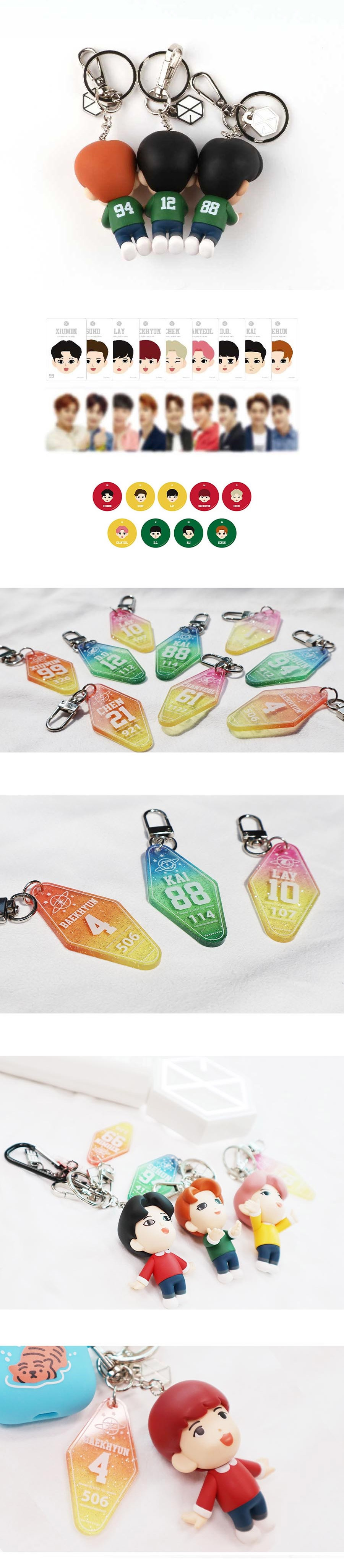 Pre Order] EXO Figure Keyring - Shining Edition